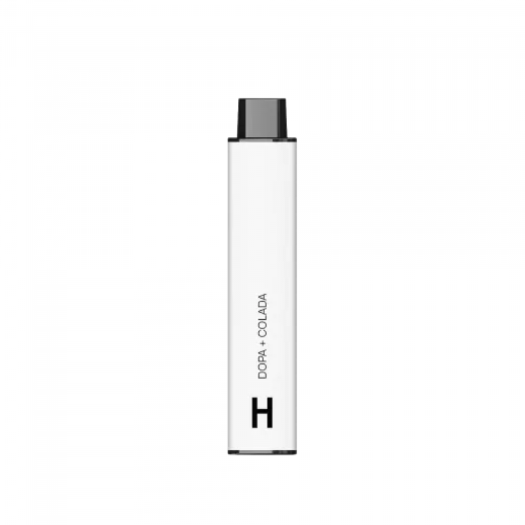 Одноразовая электронная безникотиновая сигарета Hyla 4500 – 10% Guarana DOPA + COLADA