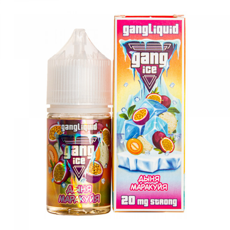Жидкость Gang Ice Strong Ultra Salt - Дыня маракуйя  30 мл (20 Ultra)