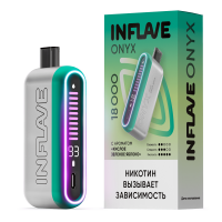 Одноразовая электронная сигарета Inflave Onyx (18000) - Кислое зеленое яблоко
