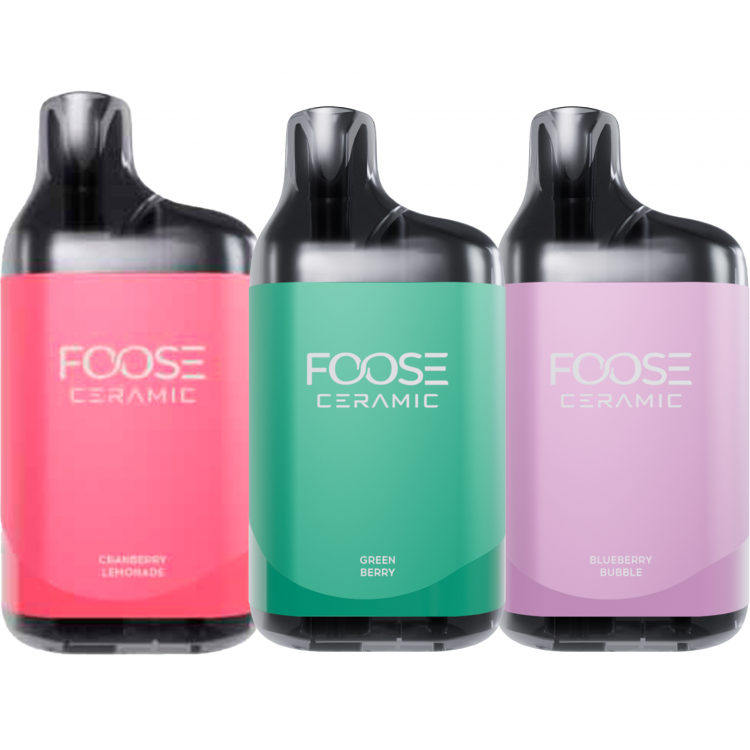 (М) Одноразовая электронная сигарета Foose Ceramic 7000 - Бузина Яблоко