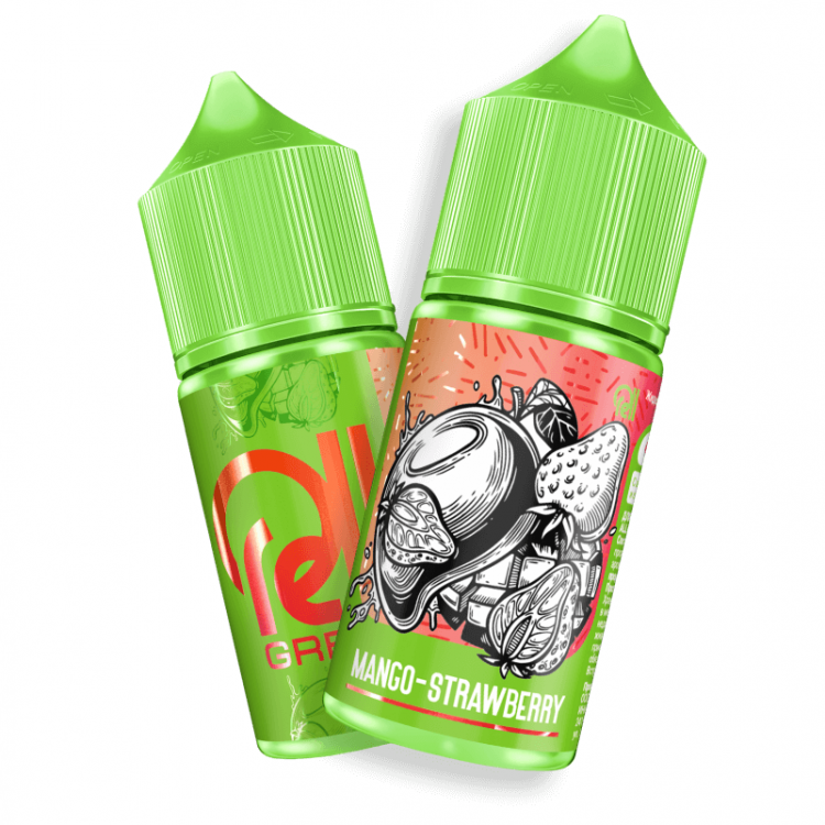 Жидкость Rell Green - Mango Strawberry (Манго Клубника) 30 мл (20 мг)