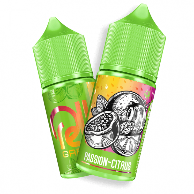 Жидкость Rell Green - Passion Citrus (Маракуйя Цитрус) 30 мл (20 мг)
