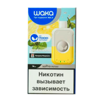 (М) Одноразовая электронная сигарета Waka SoPro PA 7000 - Лимон, Мята (М) Одноразовая электронная сигарета Waka SoPro PA 7000 - Лимон, Мята