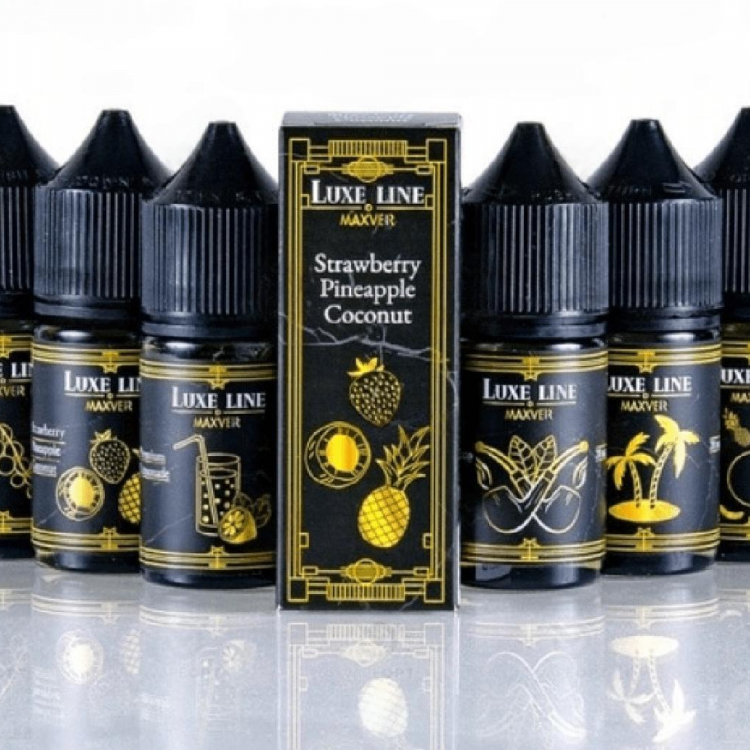 Жидкость Maxver Luxe Line Salt - Клубника Ананас Кокос 30 мл (20 мг)