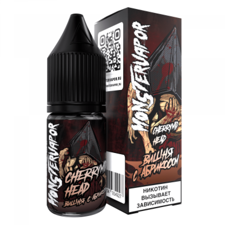 Жидкость Monstervapor Salt - Cherrymid Head (Вишня с абрикосом) 30 мл (20 мг)