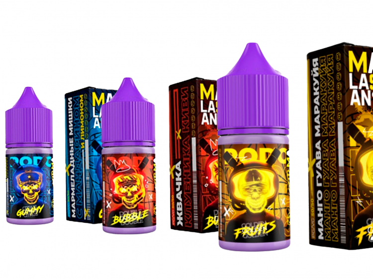 (M) Жидкость PODONKI & MALASIAN V2 Salt Strong - Apple Cherry (Яблоко Черешня) 30 мл (20 Strong)