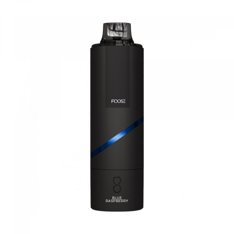 (М) Одноразовая электронная сигарета FOOSE Black 11000 - Голубая малина