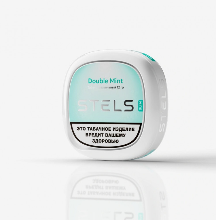 Жевательный табак Stels Slim 12 гр - Double Mint