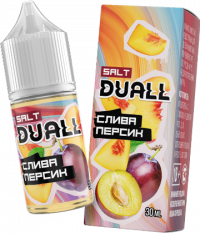 Жидкость DUALL Salt Light - Слива Персик 30 мл (20 мг)
