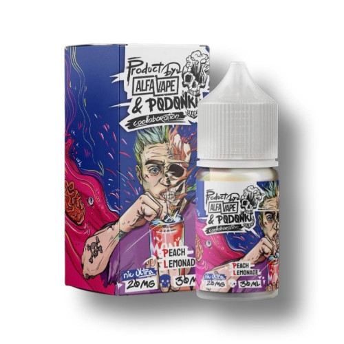 Жидкость Alfa Vape & Podonki Hard Ultra Salt - Peach Lemonade 30 мл (20 Ultra)