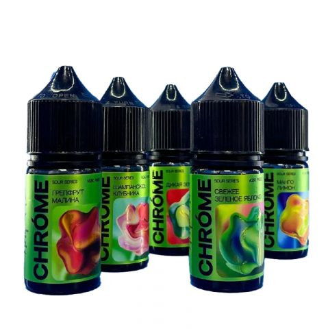 Жидкость Chrome Sour Strong Salt - Грейпфрут малина 27 мл (20 Strong)