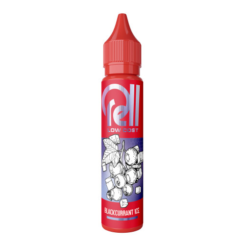 Жидкость Rell Red Low Cost - Blackcurrant Ice (Черная смородина Лед) 30 мл (20 мг)