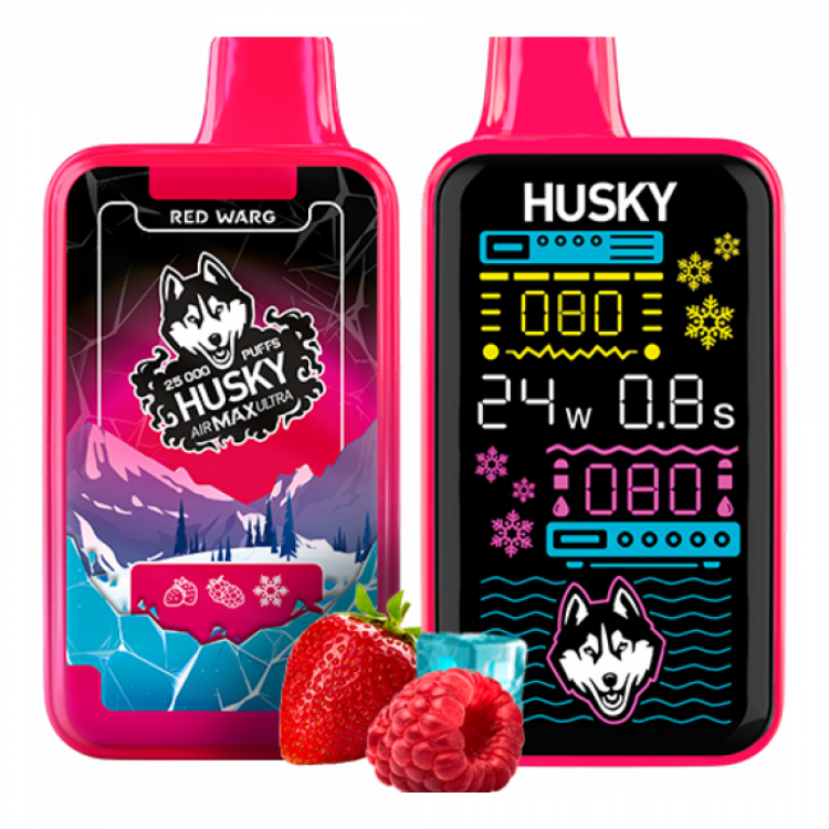 Одноразовая электронная сигарета Husky Airmax Ultra 25000 тяг - Red warg